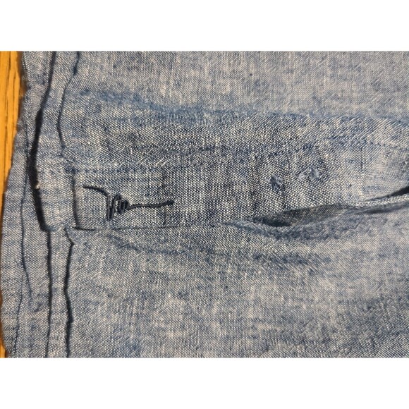 Marc Anthony Shirt Mens 2XL XXL Linen Blend Luxury Pocket Button Up Breezy Linen - Picture 7 of 7